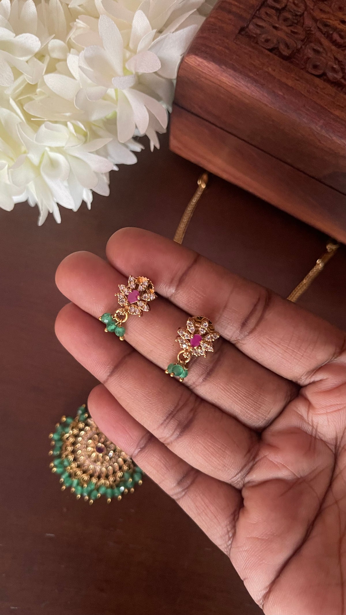 Kemp Floral AD Pendant Set