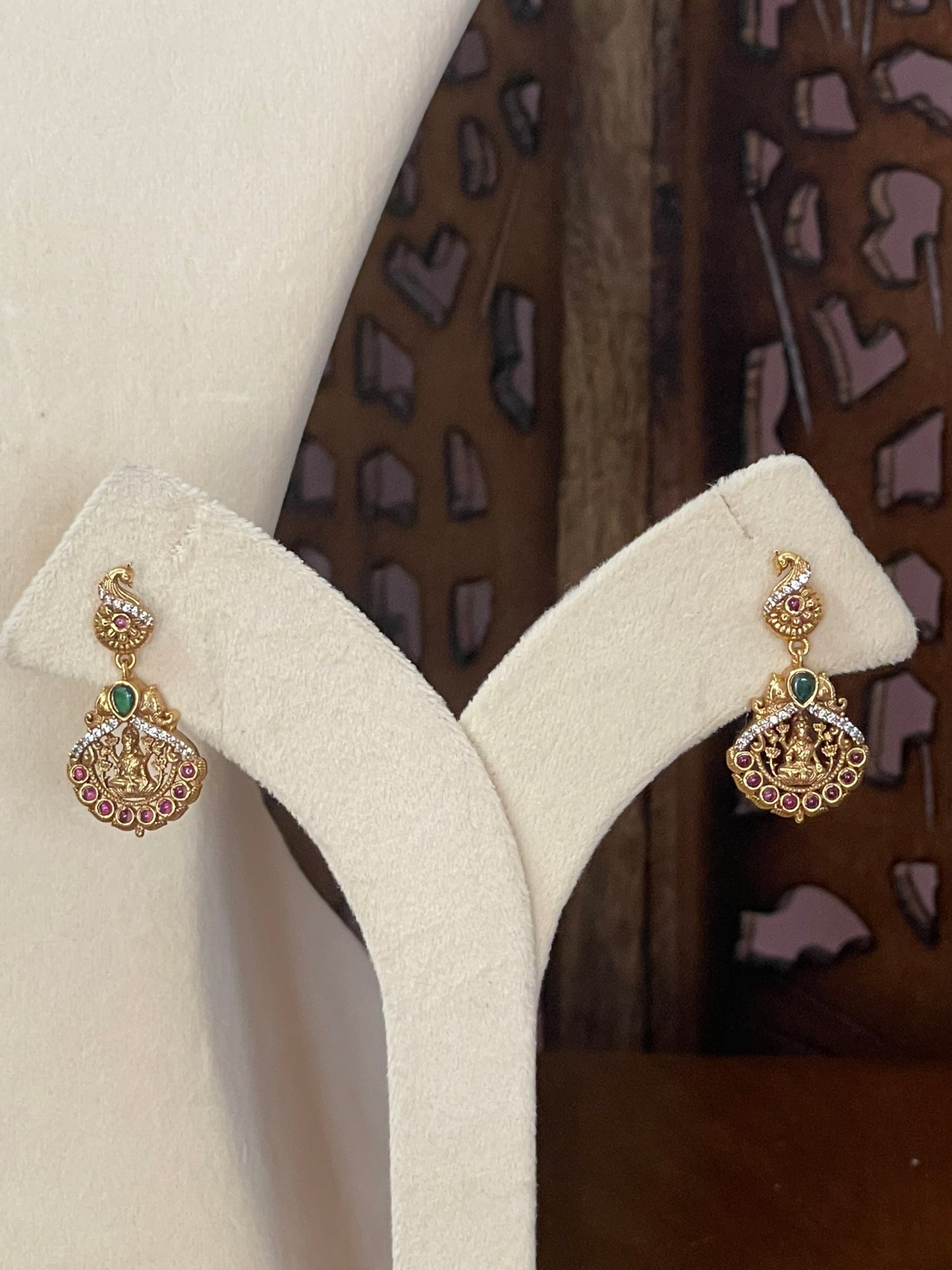 Antique Mini Lakshmi Pendant Set