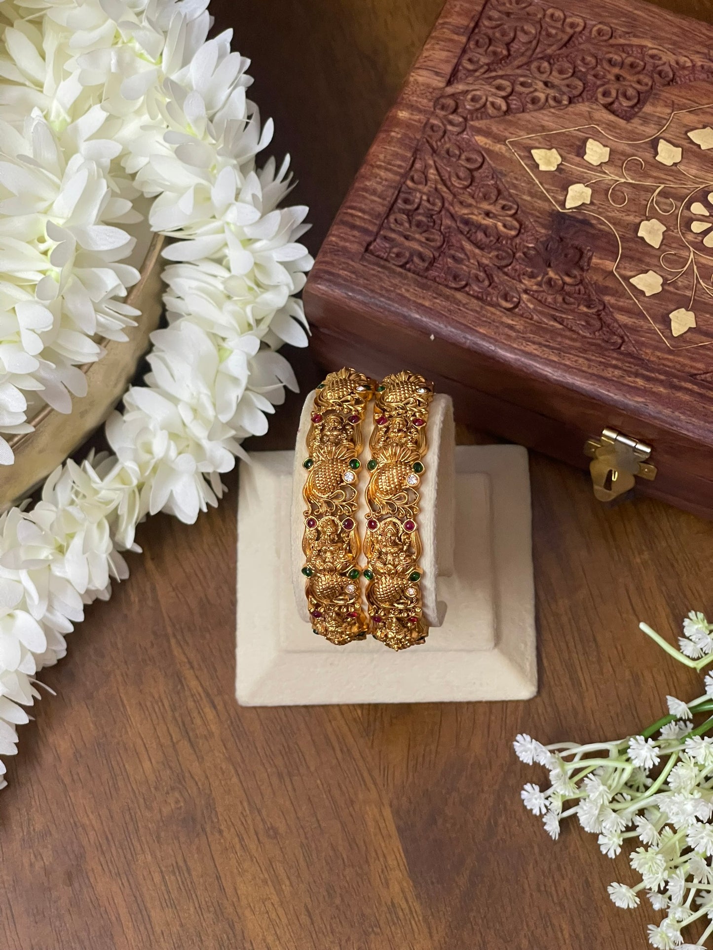 Antique Lakshmi Nakshi Bangles - Pair