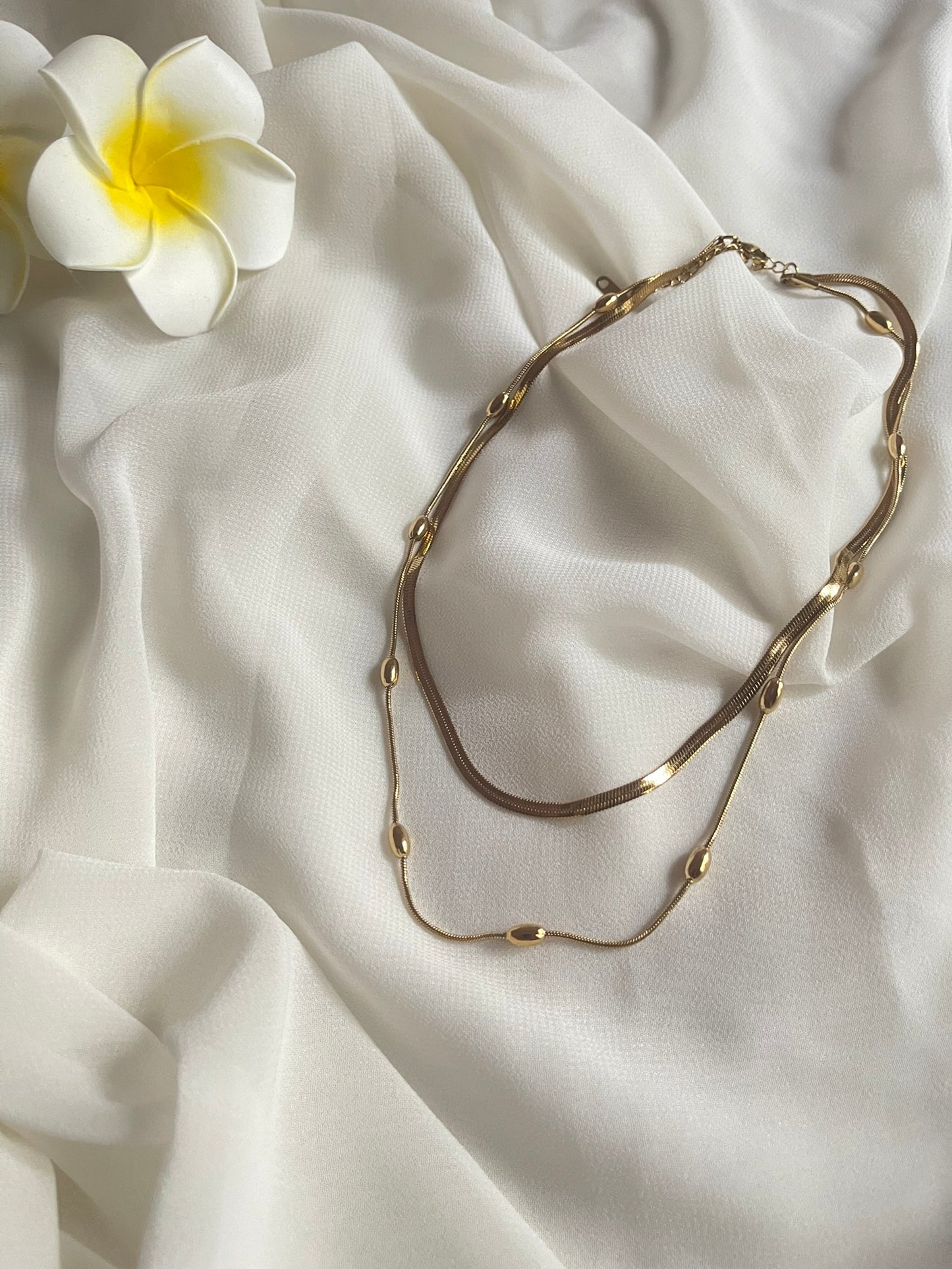 Dual Layered Pendant Chain