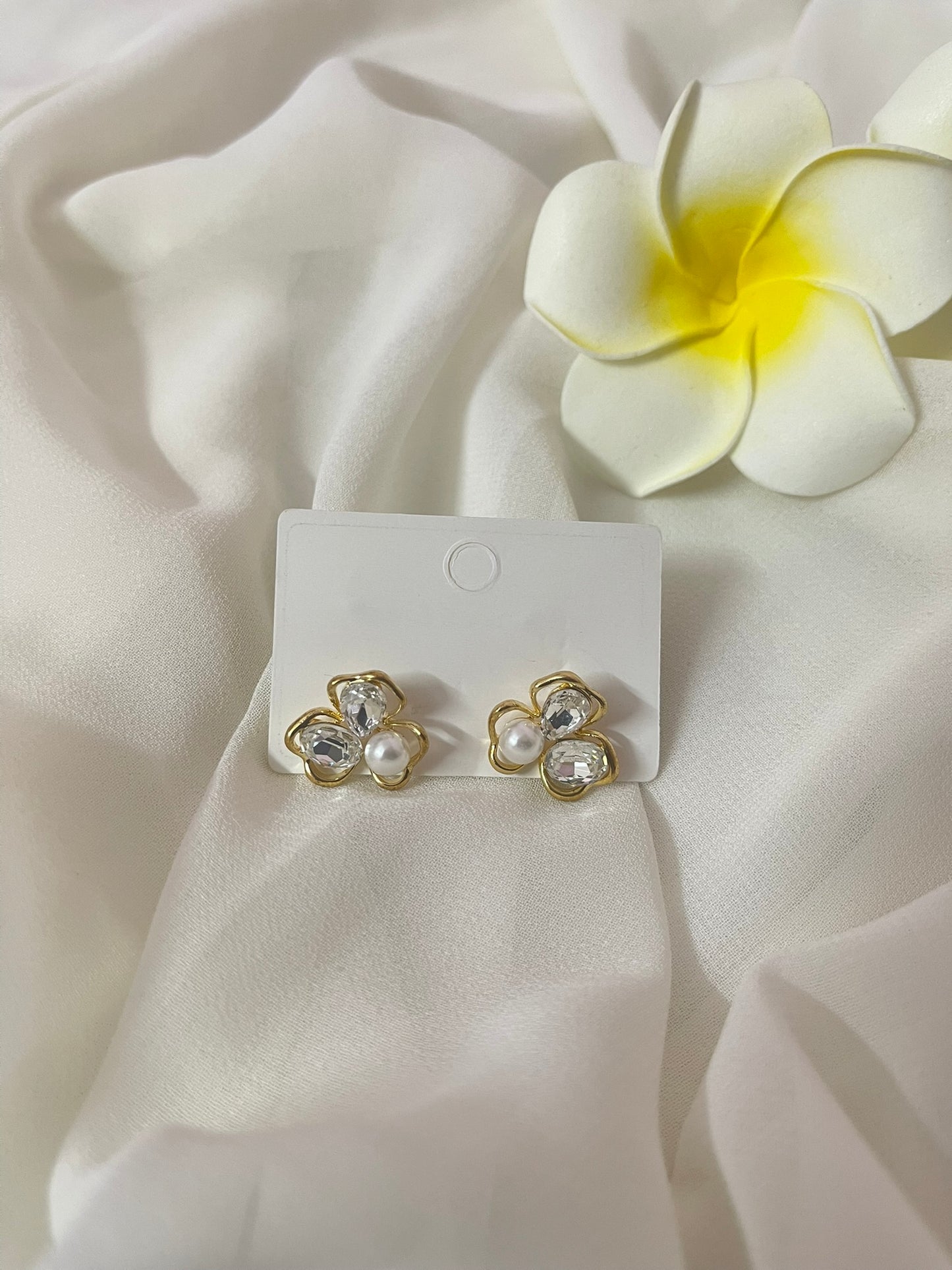 Tri Petal Earrings