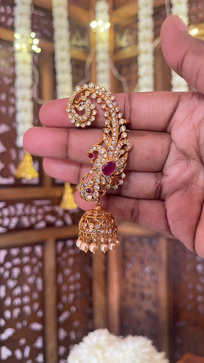 Cz Peacock Earcuff