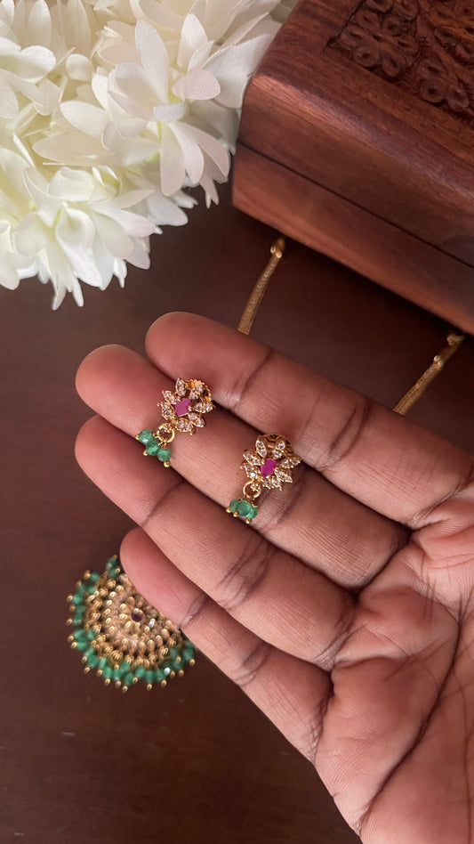 Kemp Floral AD Pendant Set