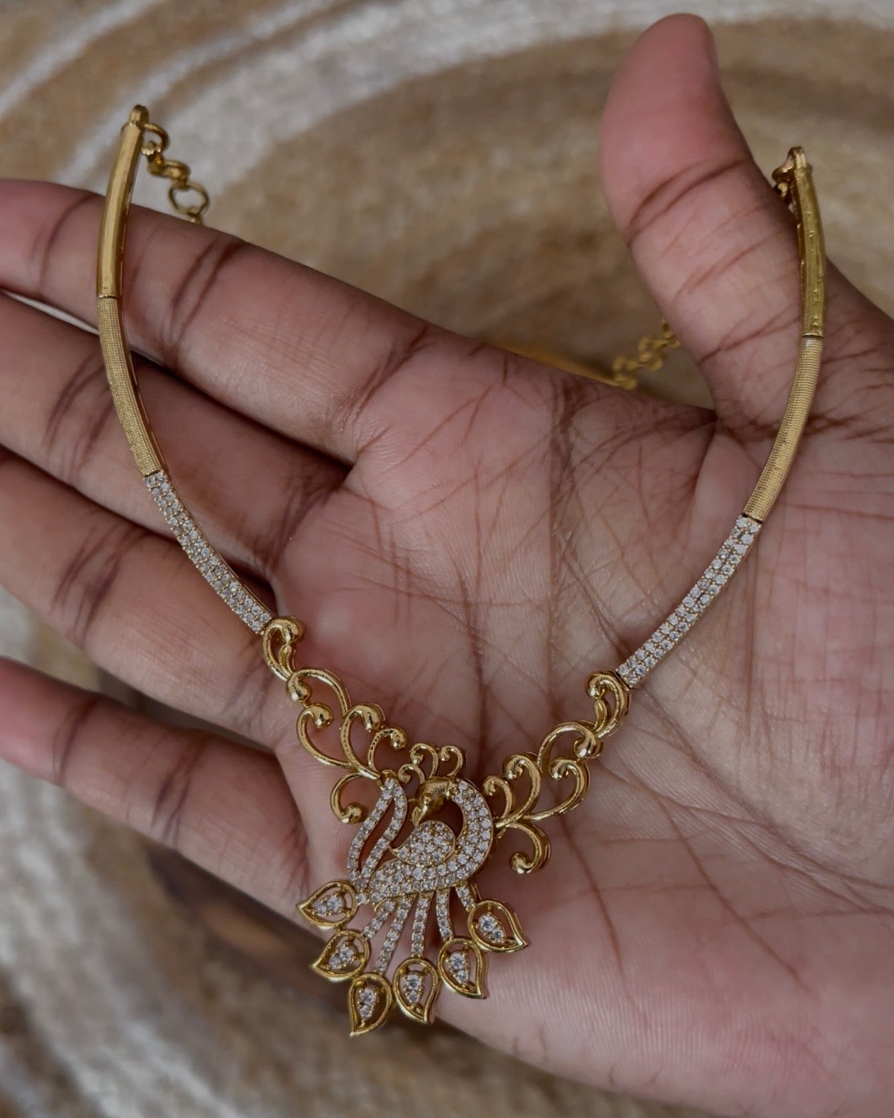Mayura Hasli Necklace