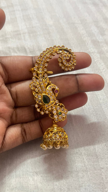 Cz Peacock Earcuff