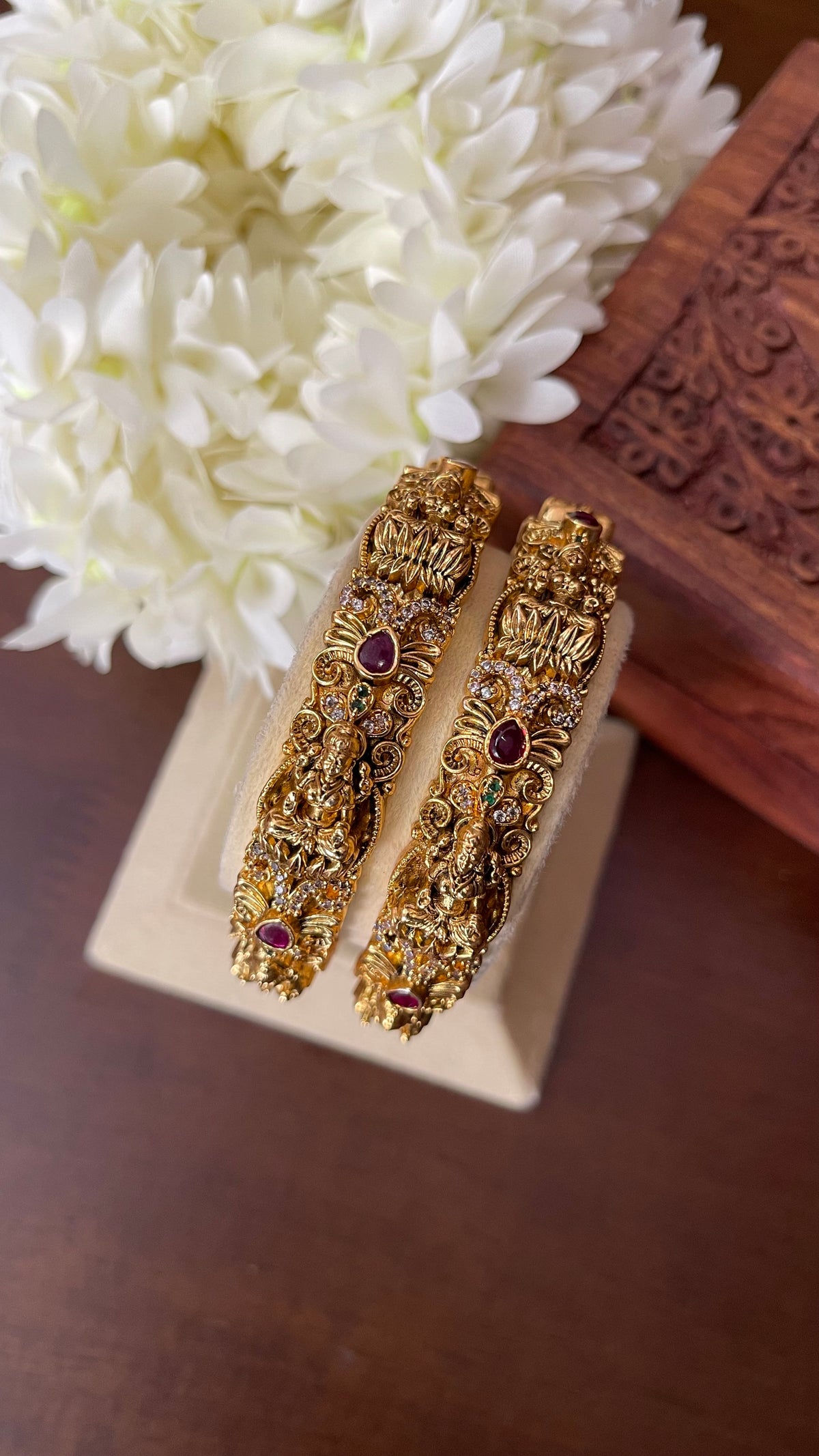 Antique Lakshmi Nakshi Bangle - Pair