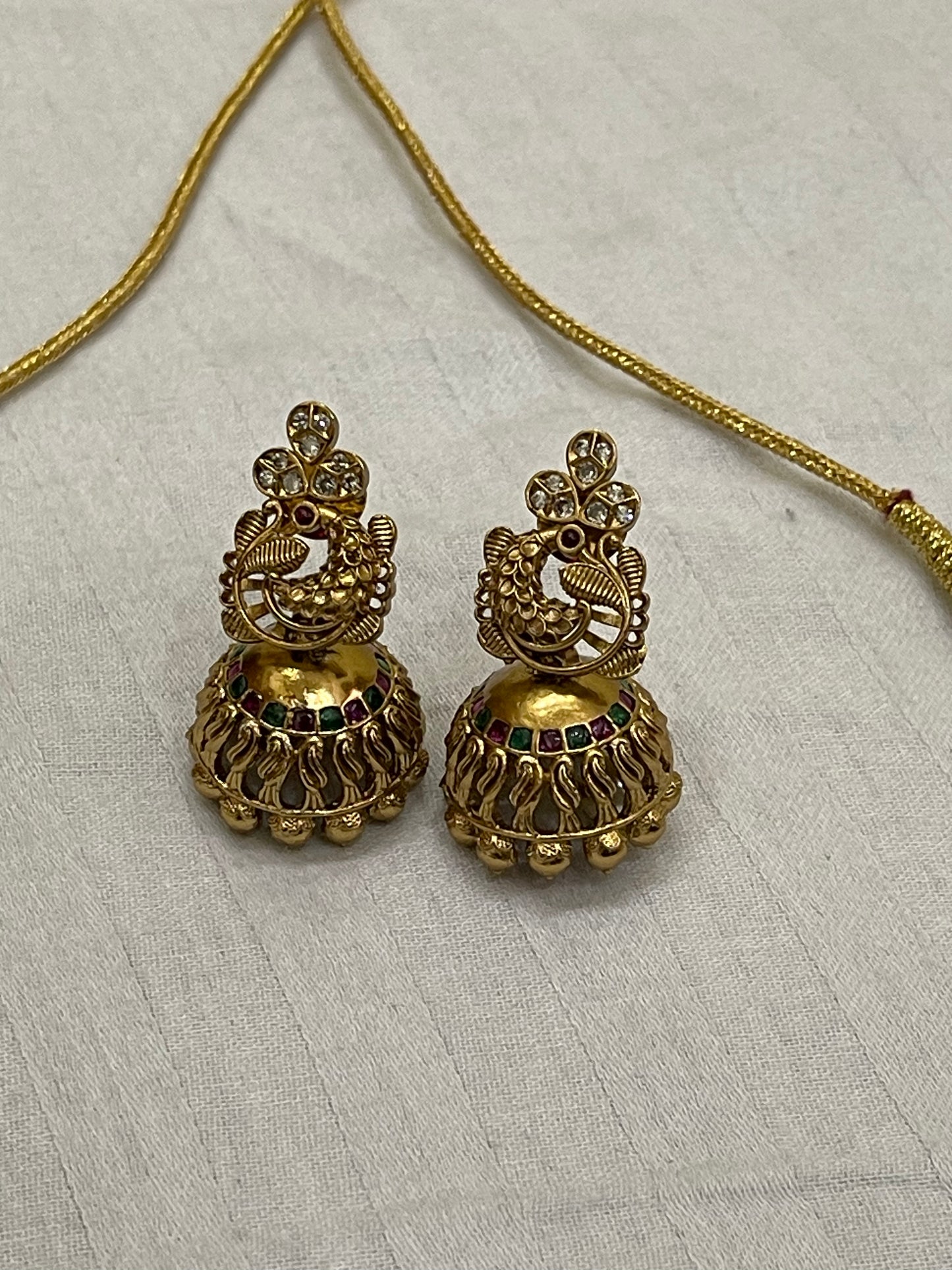 Antique peacock haram