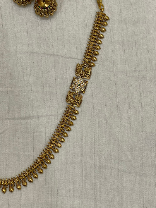 Antique peacock haram