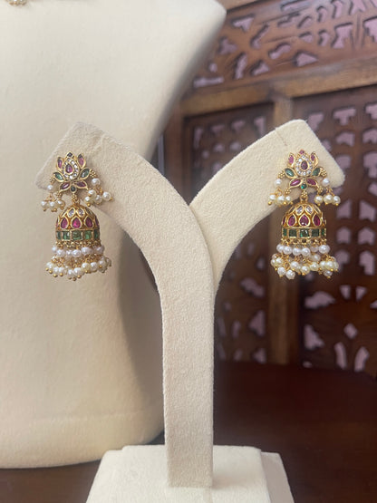 Lotus Guttapusalu with 2 in 1 Earrings