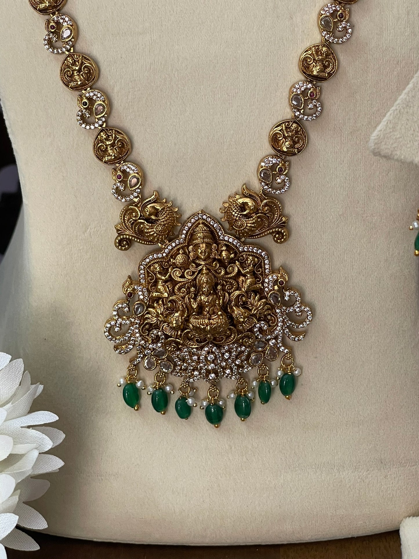 Antique Lakshmi Long Haaram Set