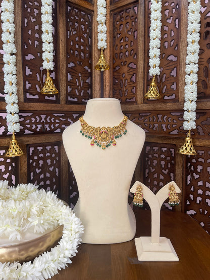 Antique Jadau Necklace Set