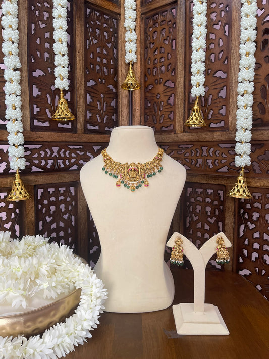 Antique Jadau Necklace Set