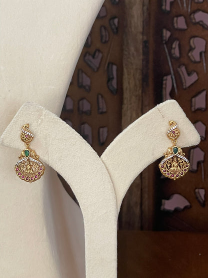 Antique Mini Lakshmi Pendant Set
