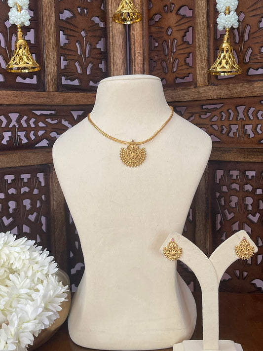 Antique Lakshmi Pendant Set