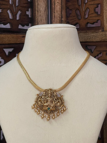 Antique Lakshmi Nakshi Pendant Set