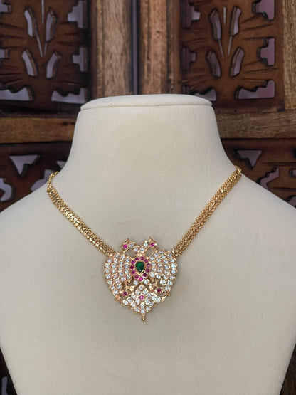 Gandaberunda Vintage Attigai Necklace
