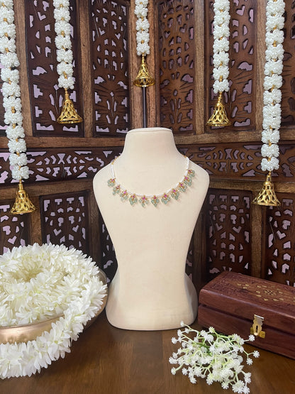 Jadau Thilak Pearls Necklace
