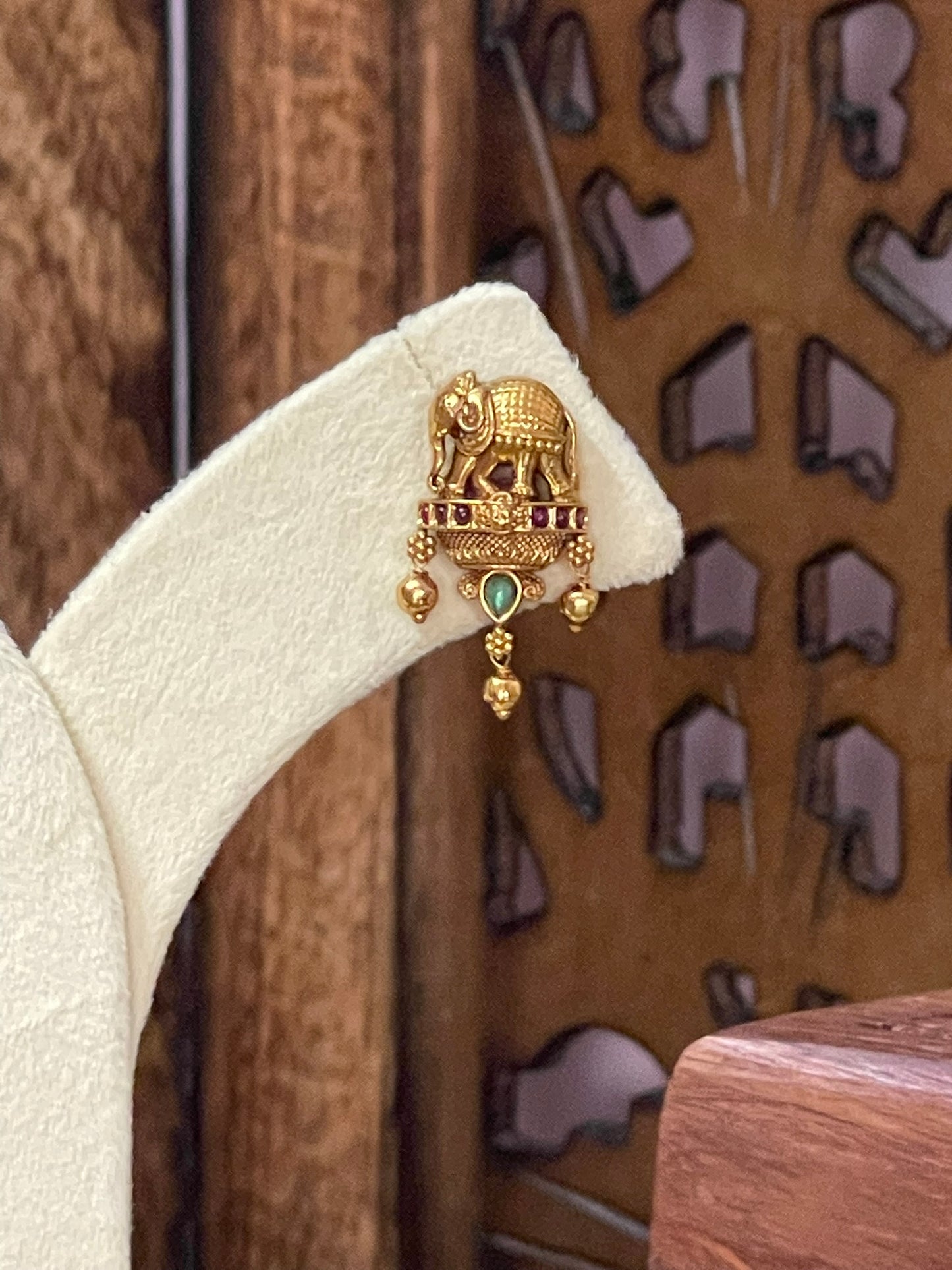 Antique Elephant Ear studs