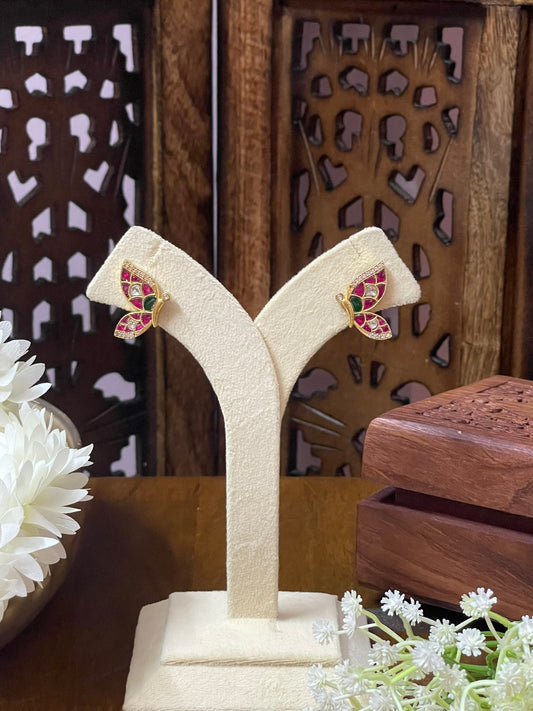 Jadau Butterfly Ear studs
