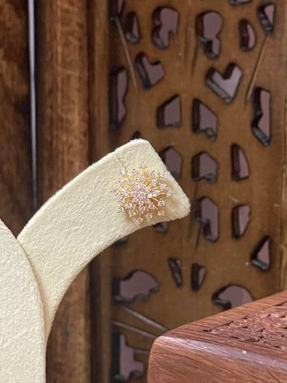 CZ Starlight Snowflake Ear studs