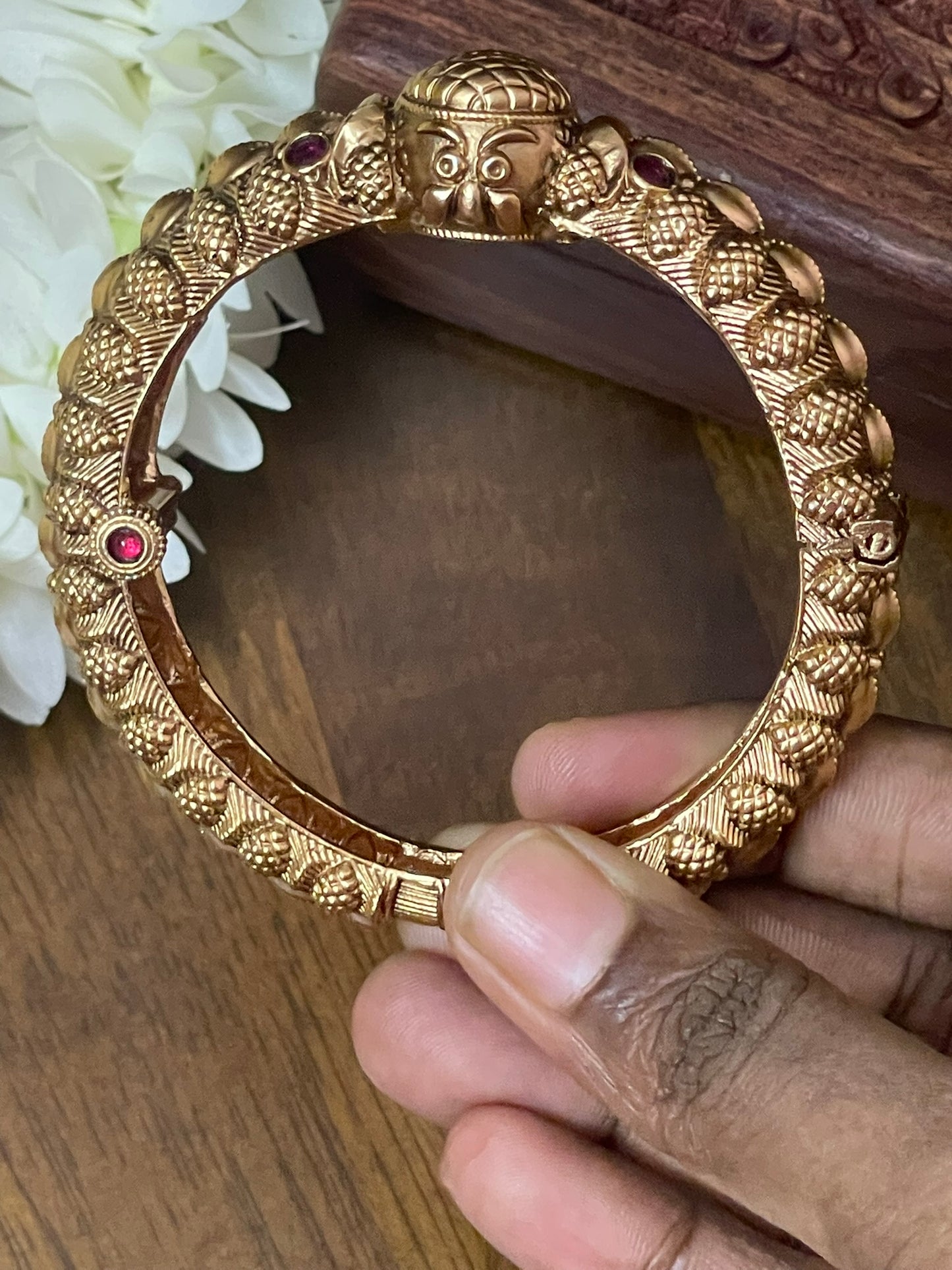 Antique Tribal Kada Bangle - Single