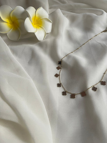 Floral Charm Pendant Chain