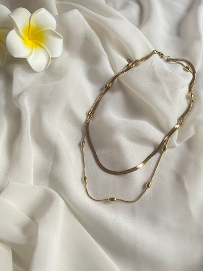 Dual Layered Pendant Chain