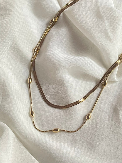 Dual Layered Pendant Chain