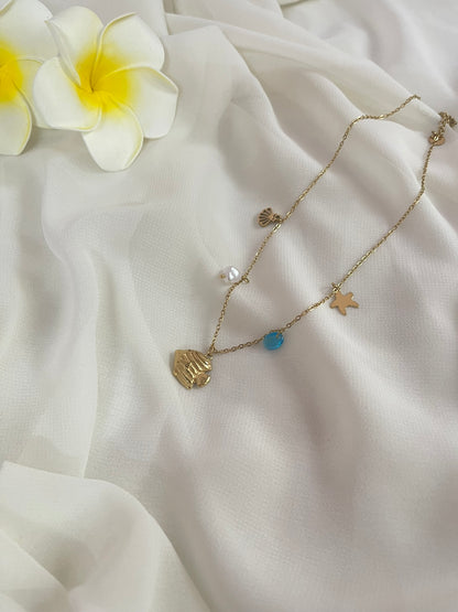 Ocean Charm Pendant Chain