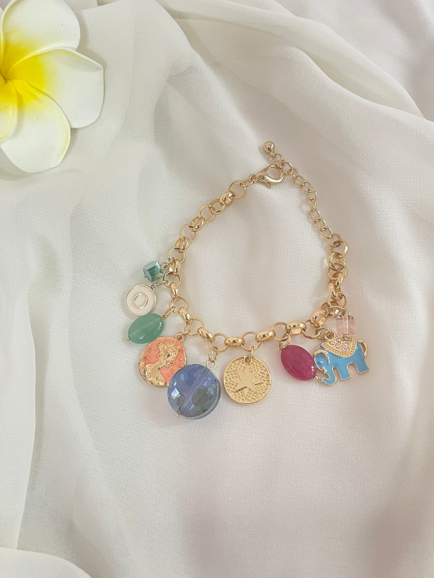 Elephant Charm Bracelet