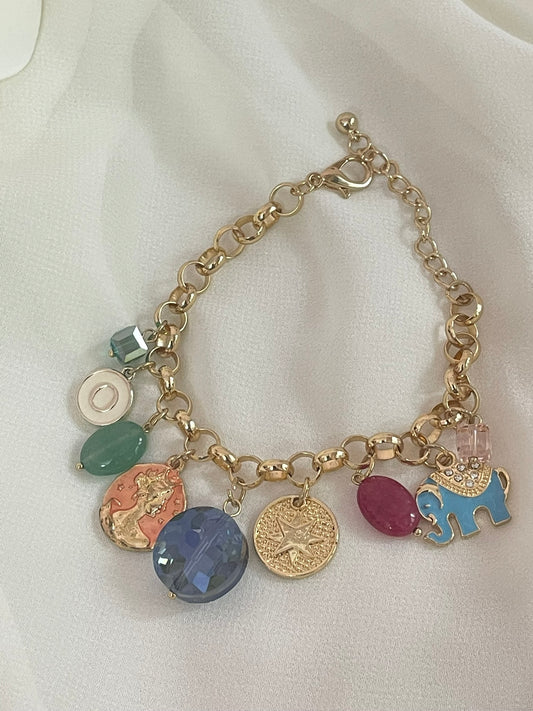 Elephant Charm Bracelet
