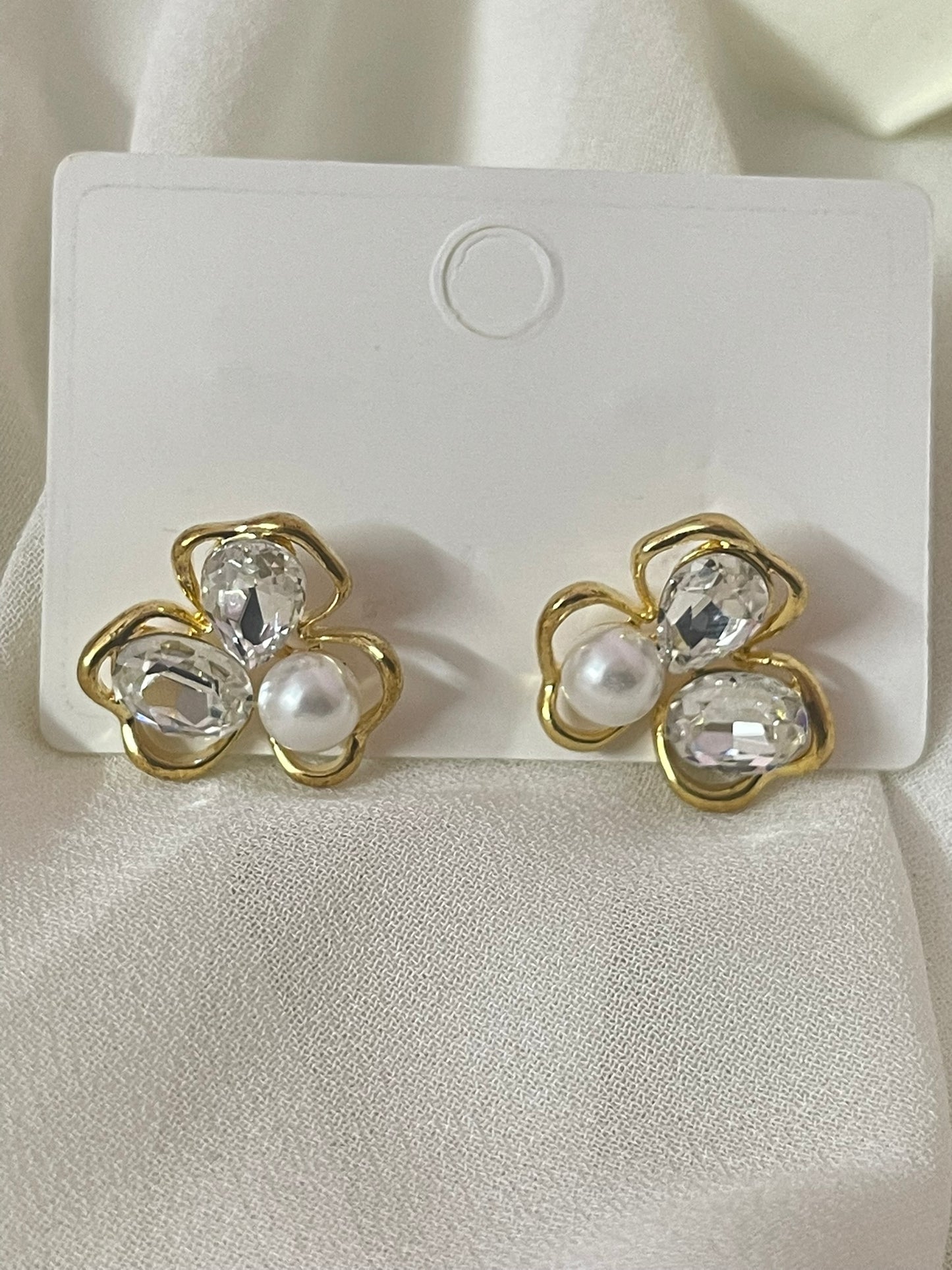 Tri Petal Earrings