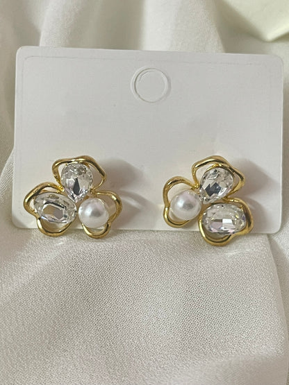 Tri Petal Earrings