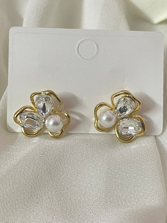 Tri Petal Earrings