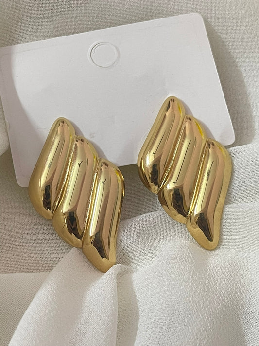 Oversized Swirl Earring
