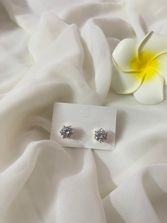 Solitaire Bling Earrings