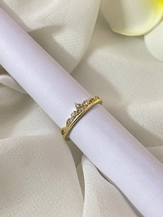 Crystal Tiara Finger Ring